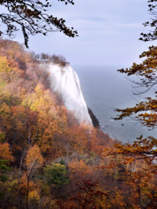 Kreidefelsen auf Rügen im goldenen Herbst Kreidefelsen auf Rügen im goldenen Herbst